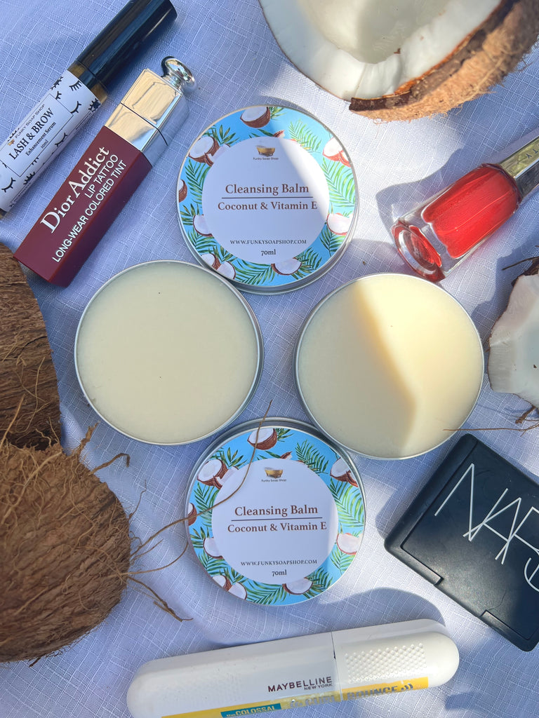 Cleansing Balm with Coconut & Vitamin E - Funky Soap Shop