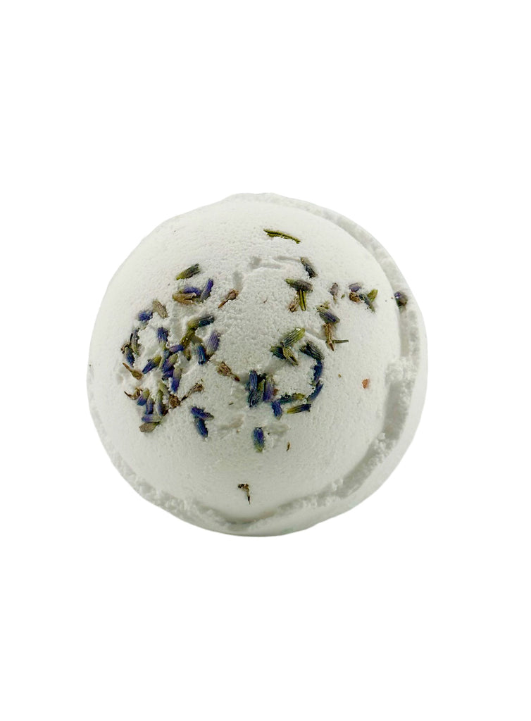 Lavender & Jojoba Bath Bomb with Himalayan Salt, 180g - Funky Soap Shop