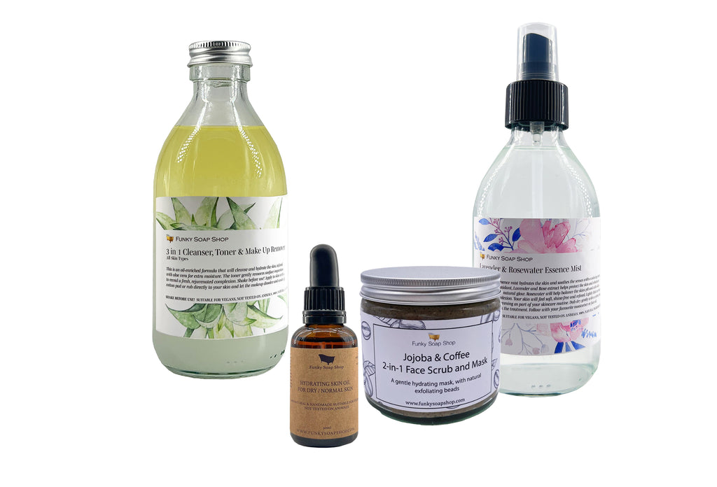 Face Care Bundle for dry/normal Skin - Funky Soap Shop