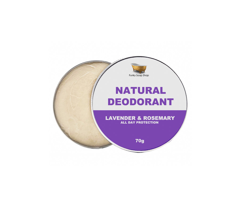 Natural Deodorant - Lavender & Rosemary - Funky Soap Shop