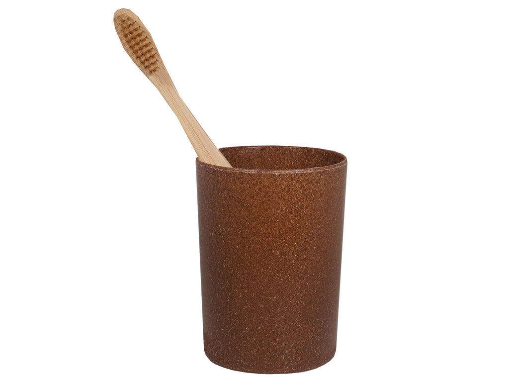 Liquid Wood Toothbrush Cup - Dark - Funky Soap Shop