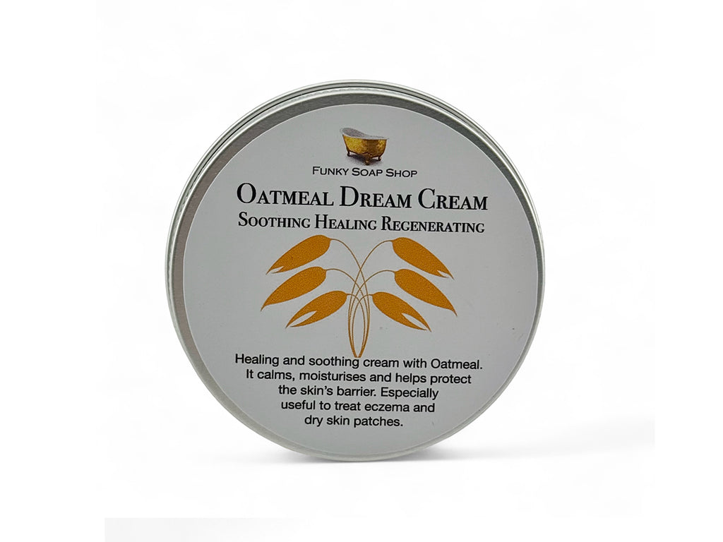 Oatmeal Dream Cream, Soothing, Healing & Regenerating - Funky Soap Shop