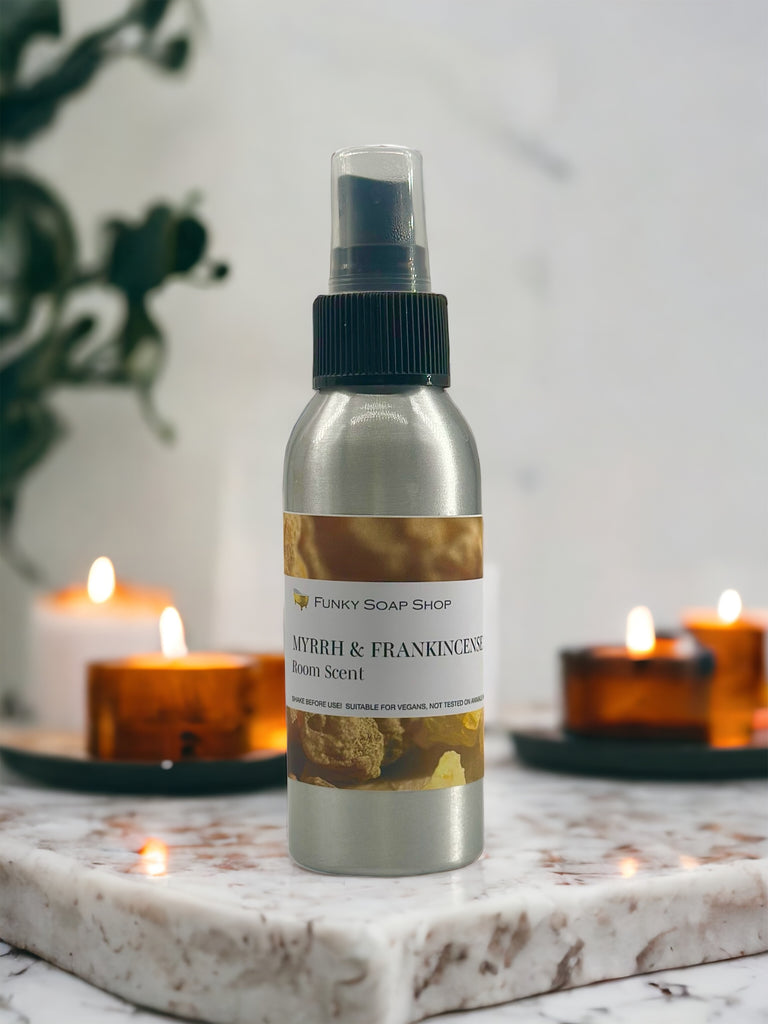 Myrrh & Frankincense Room Spray, 100ml - Funky Soap Shop