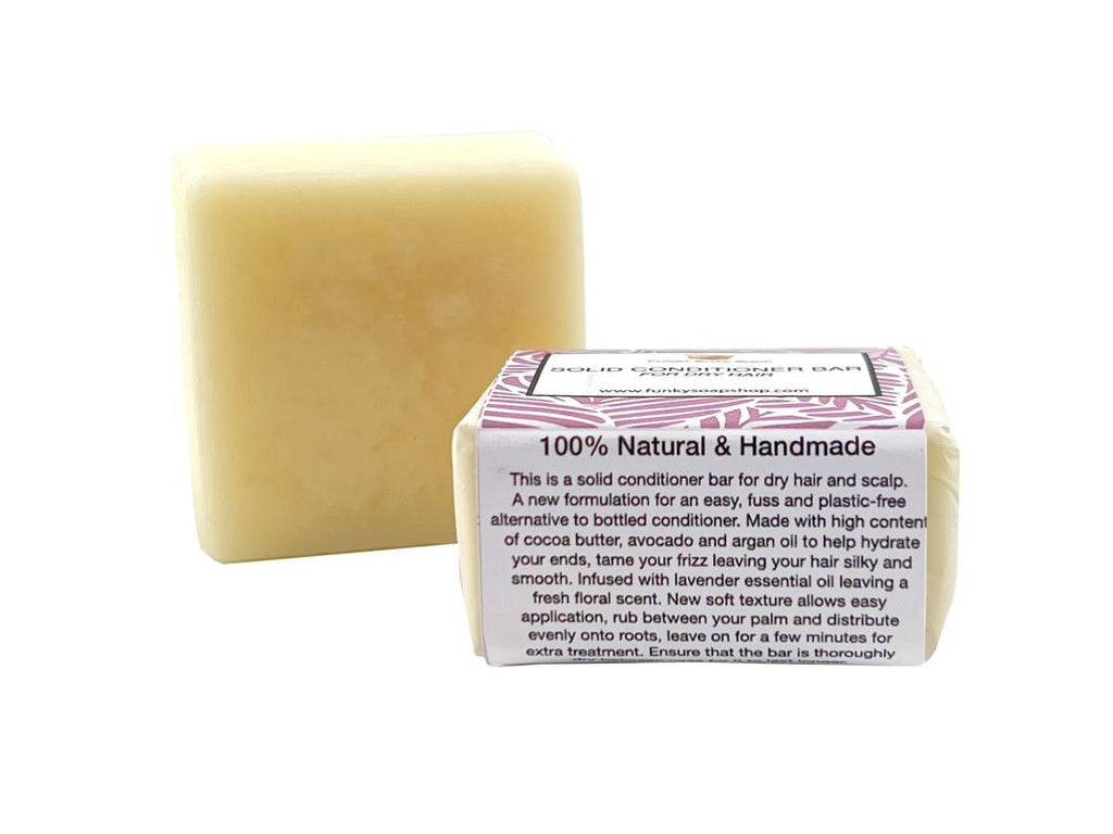 Solid Conditioner Bar For Dry Hair - Funky Soap Shop