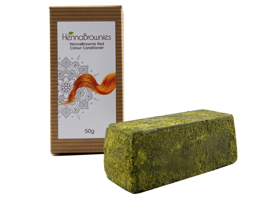 HennaBrownies Red Colour Conditioning Hair Dye - Funky Soap Shop