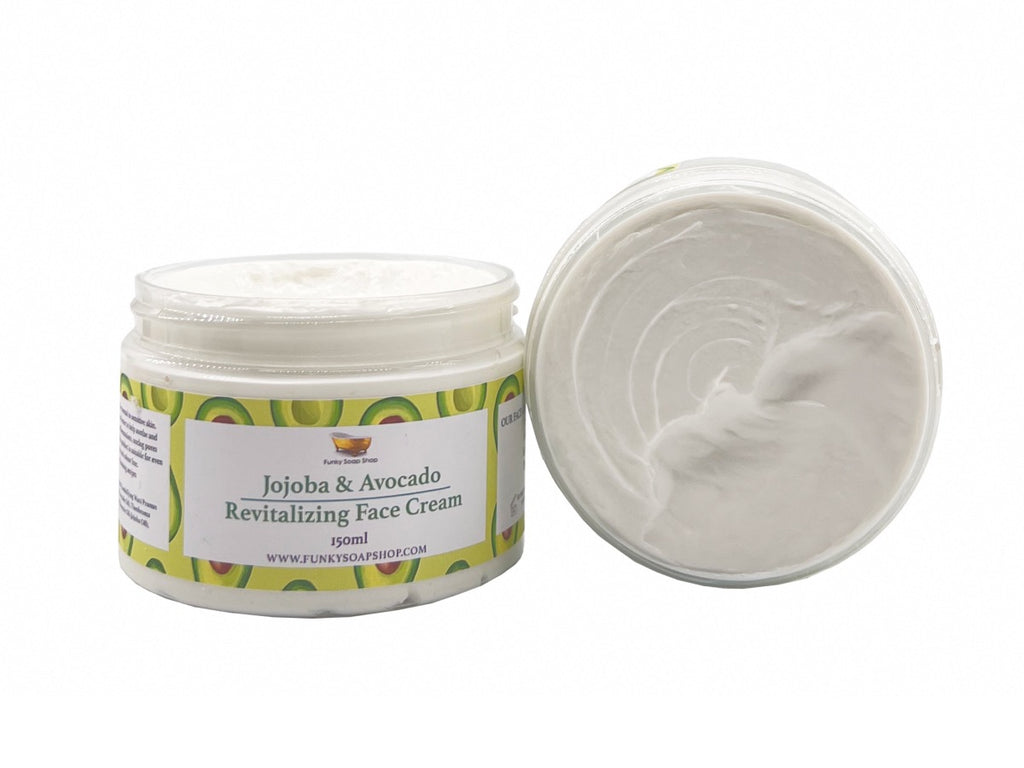 Jojoba and Avocado Revitalising Cream - Funky Soap Shop