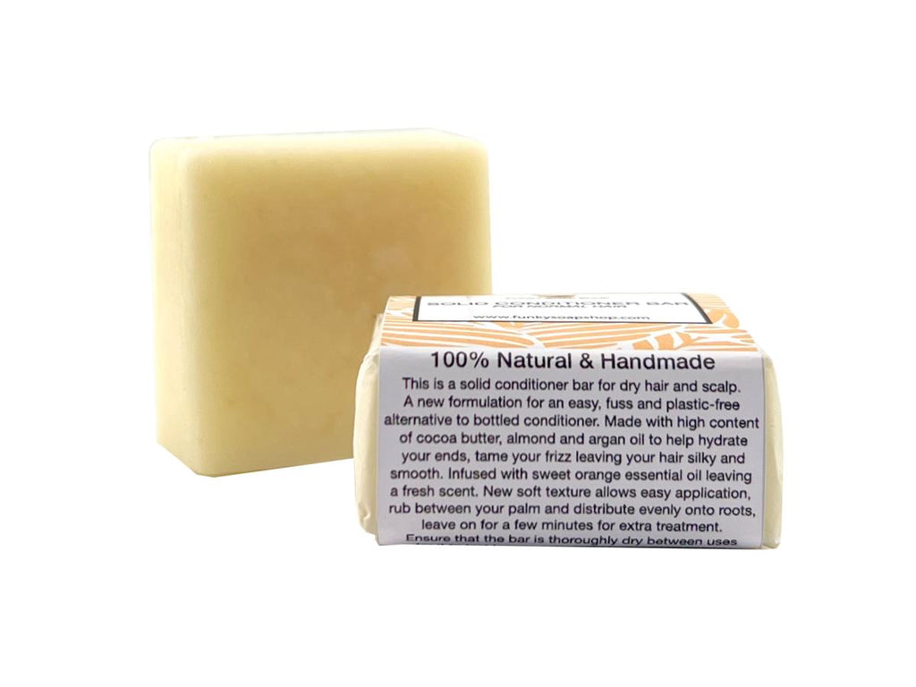 Solid Conditioner Bar For Normal Hair - Funky Soap Shop