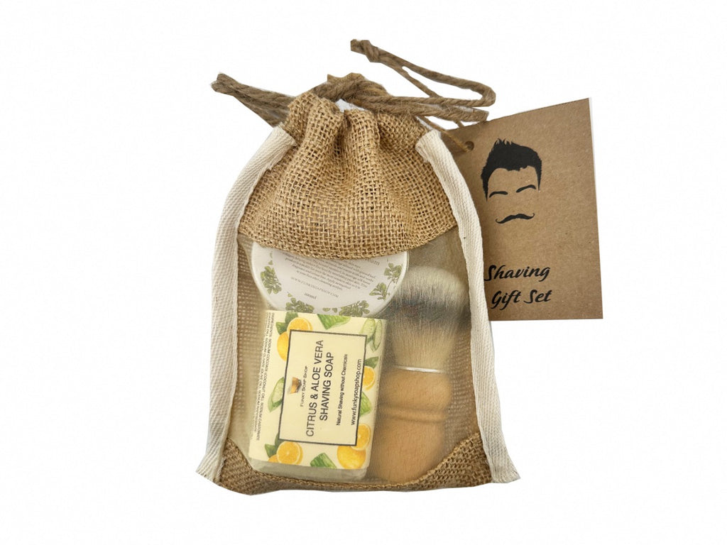 Shaving Gift Pouch - Funky Soap Shop