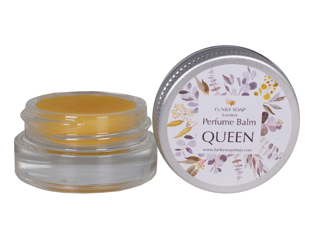 QUEEN Perfume Balm, 100% Natural & Handmade , 5g - Funky Soap Shop