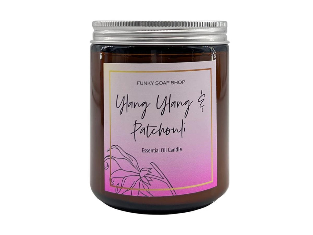 Funky Soap Ylang Ylang & Patchouli Candle, 200G - Funky Soap Shop