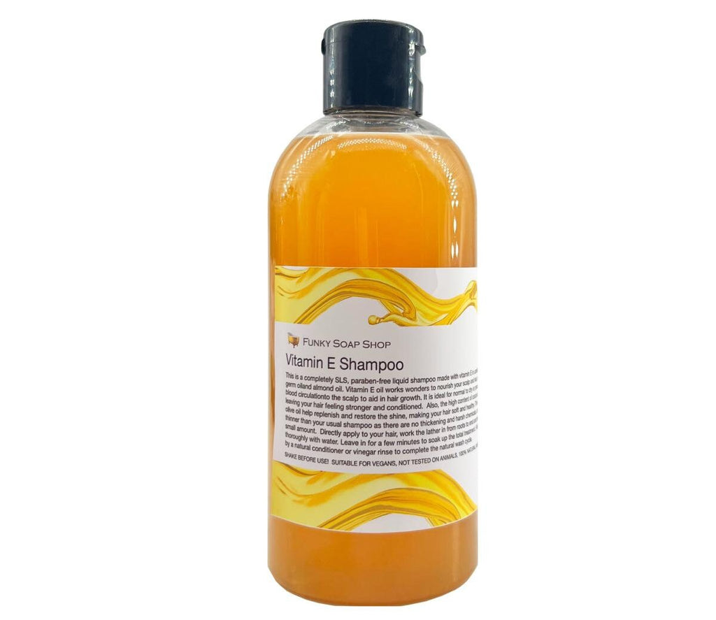 Vitamin E Moisturising Liquid Shampoo - Funky Soap Shop
