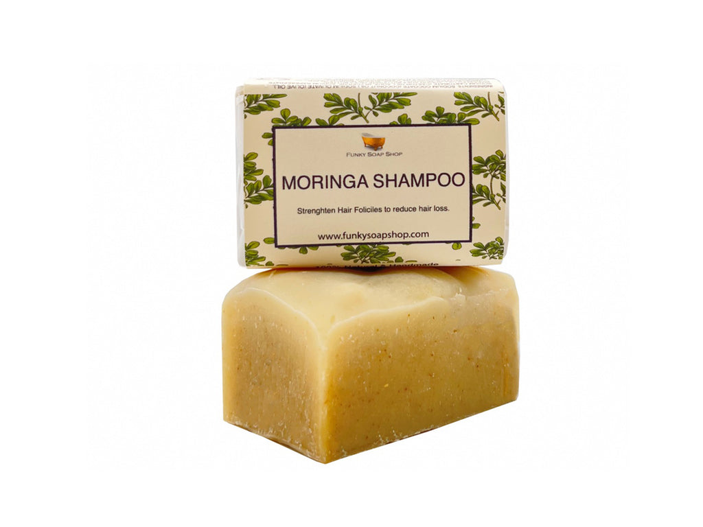 Moringa Shampoo Bar - Funky Soap Shop