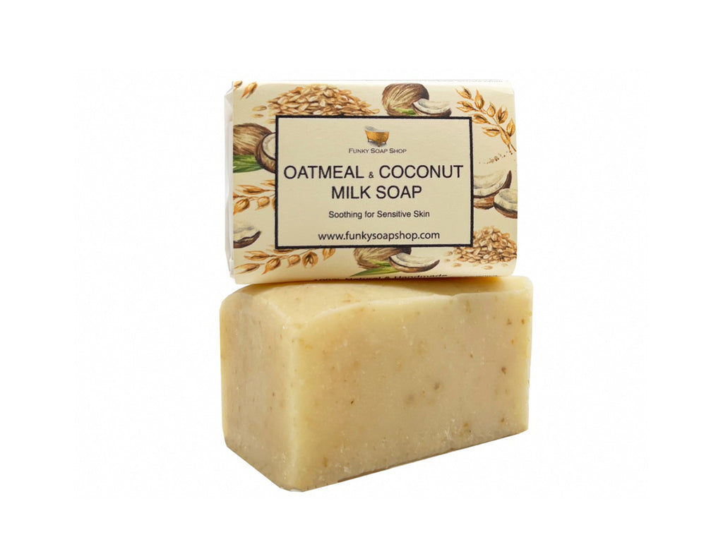 Oatmeal & Coconut Milk Soap - Funky Soap Shop